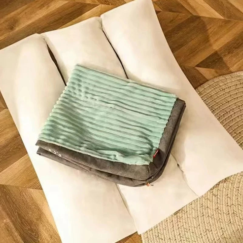 Cama de Invierno de Pana – Suave, cálida y lavable (para perros y gatos)