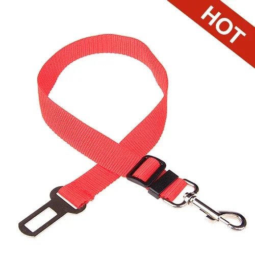Cinturón de seguridad ajustable para perro y gato – Viajes seguros y cómodos