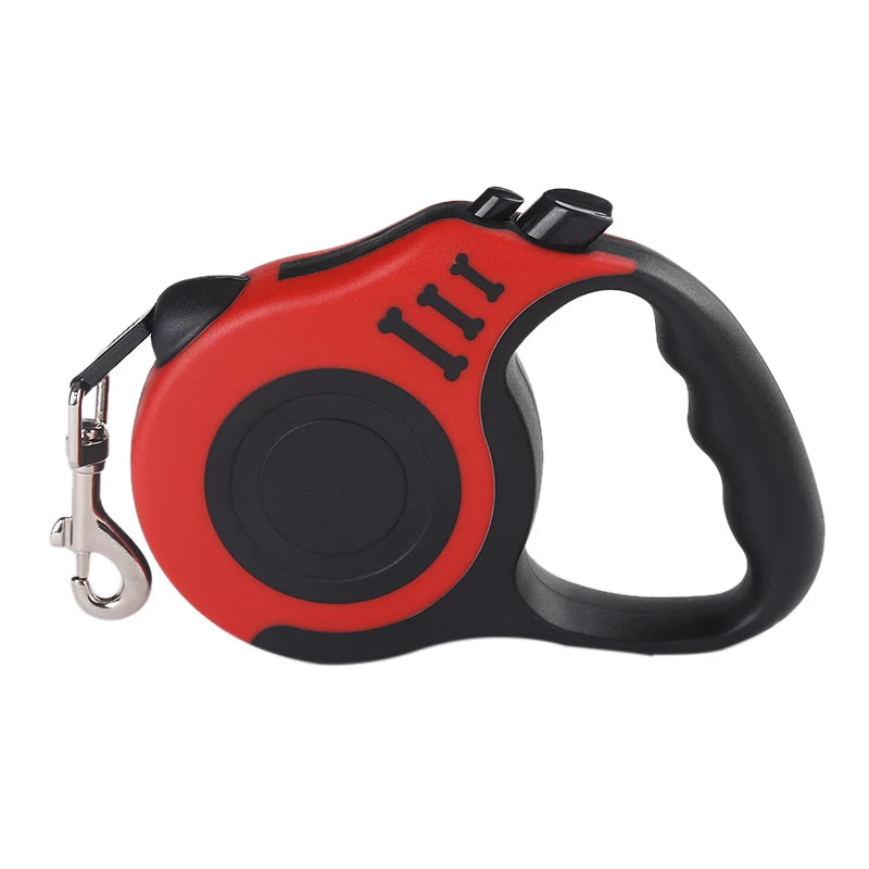 Correa retráctil automática 3 m o 5 m – Nylon resistente para pequeños perros y gatos