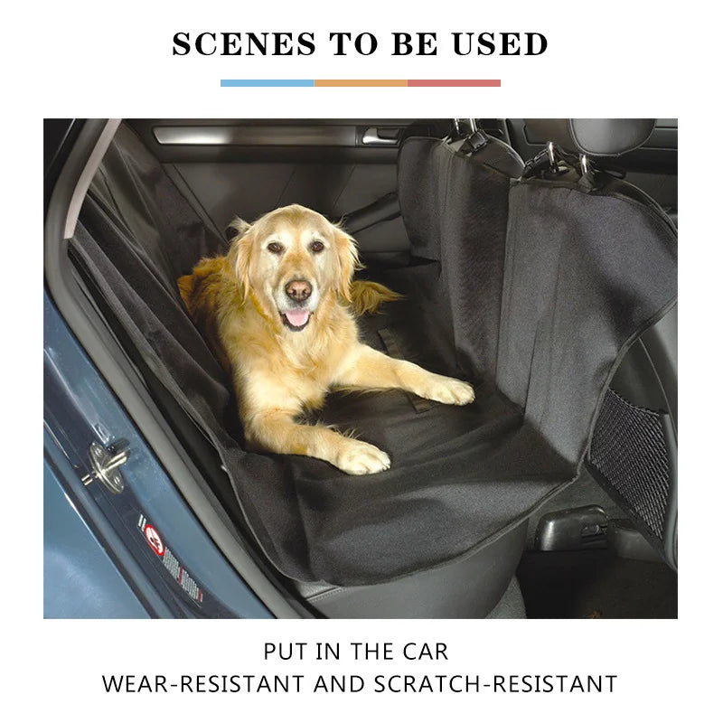 Protector de asiento trasero para coche – Impermeable, duradero y cómodo para tu mascota
