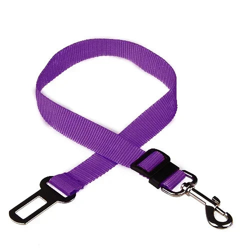 Cinturón de seguridad ajustable para perro y gato – Viajes seguros y cómodos