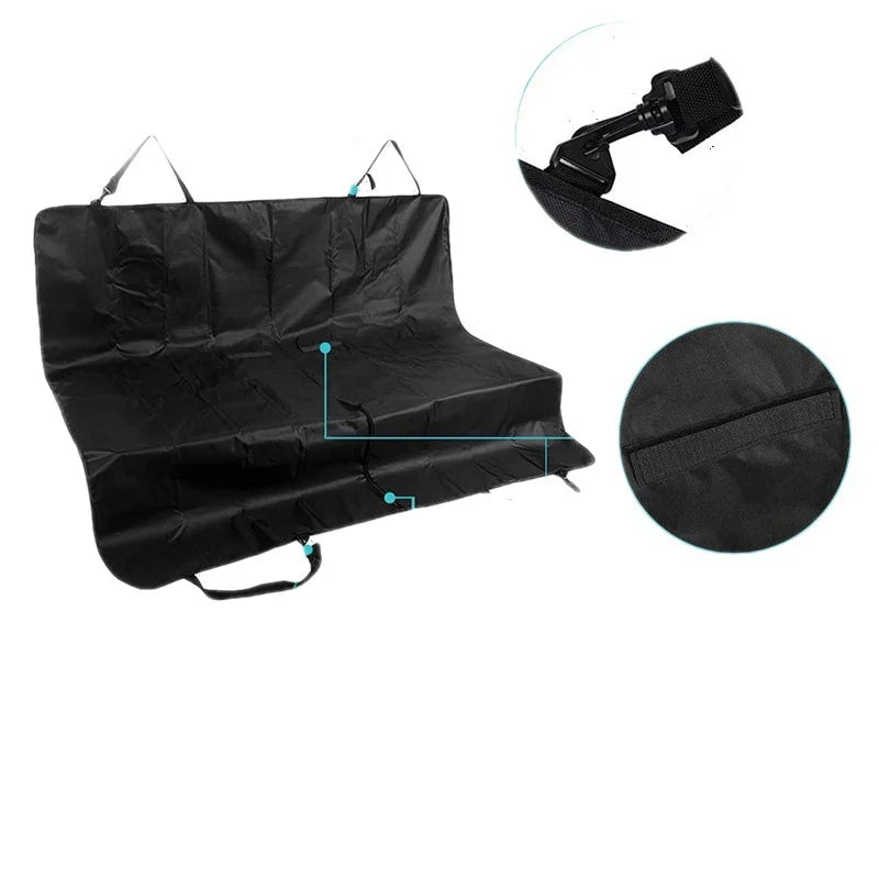 Protector de asiento trasero para coche – Impermeable, duradero y cómodo para tu mascota