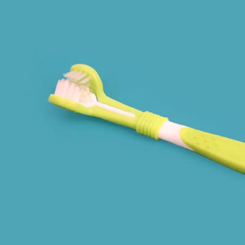 Cepillo dental 3 en 1 para perros y gatos – Limpieza total, rápida y eficaz