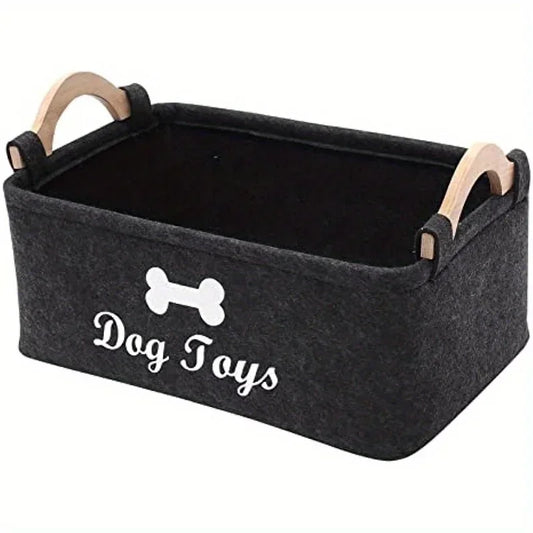 Caja organizadora de juguete para mascotas