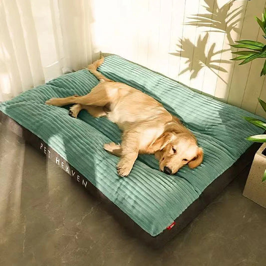 Cama de Invierno de Pana – Suave, cálida y lavable (para perros y gatos)